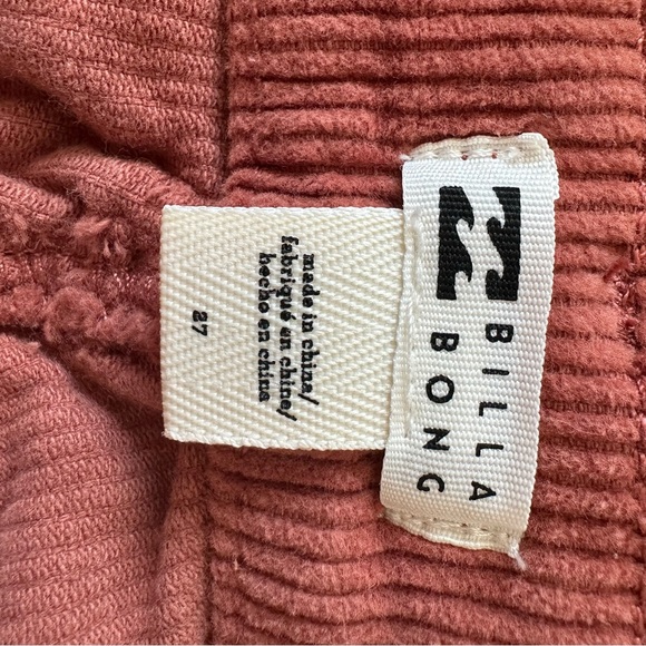 Billabong Women’s Rust Corduroy Pants - Picture 4 of 5